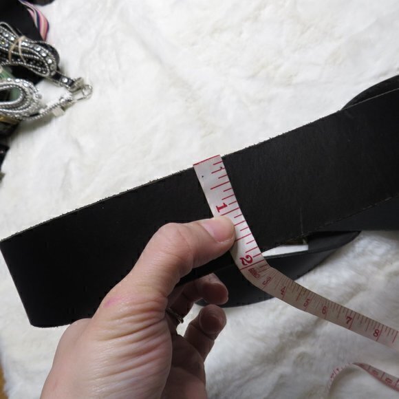 Borba Margo wide leather rare bow belt - Picture 6 of 7